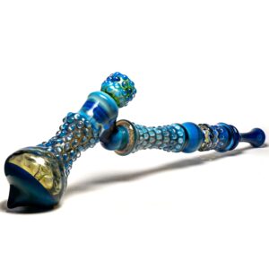 Shop Goo Roo Designs - 26" Hammer Bubbler - Blue Fume & Smoke in australian