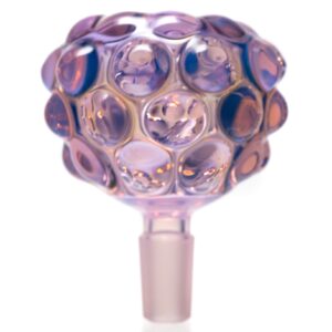 Shop Goo Roo Designs - 26" Hammer Bubbler - Purple Fume & Transparent Green in australian