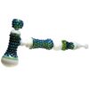 Shop Goo Roo Designs - 23" Hammer Bubbler - Green Blue & White w/ Cobalt in australian