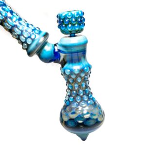 Shop Goo Roo Designs - 26" Hammer Bubbler - Blue Fume & Smoke in australian