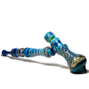 Shop Goo Roo Designs - 26" Hammer Bubbler - Blue Fume & Smoke in australian