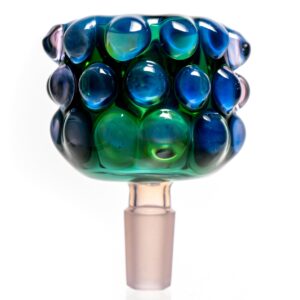 Shop Goo Roo Designs - 16" Hammer Bubbler - Milky Pink, Blue & Fume in australian