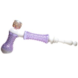 Shop Goo Roo Designs - 21" Hammer Bubbler - Purple & White in australian