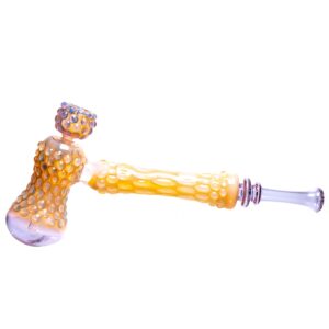 Shop Goo Roo Designs - 18" Hammer Bubbler - Purple Fume in australian