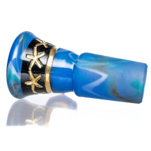 Shop Green T Glass - 18mm Slide - Stars & Water in australian