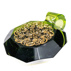 Shop Green T Glass - Faceted Pendant - Lion - Haterade in australian