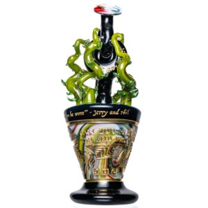 Shop Green T Glass - Temple Tube - Lysergic Dream in australian