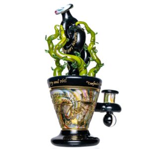 Shop Green T Glass - Temple Tube - Lysergic Dream in australian