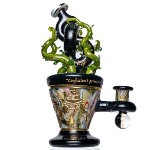 Shop Green T Glass - Temple Tube - Lysergic Dream in australian