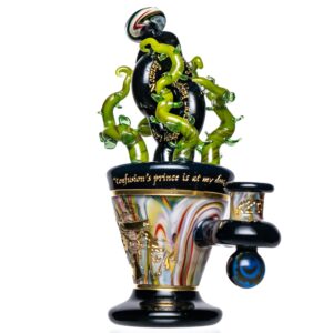 Shop Green T Glass - Temple Tube - Lysergic Dream in australian