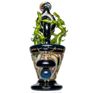 Shop Green T Glass - Temple Tube - Lysergic Dream in australian