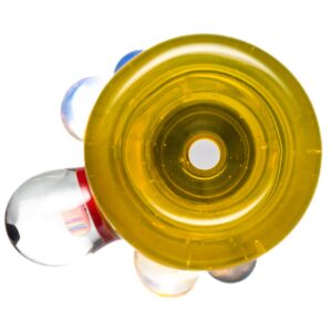 Shop Harold Ludeman - Worked Sec. Slide - 14mm - Trans. Orange & Rainbow in australian