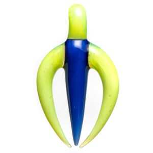 Shop Aaron Vigil - Horn Pendant - Slyme & Blue Cheese in australian
