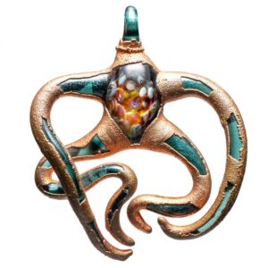 Shop Four Winds - Horned Pendant - Electroformed in australian