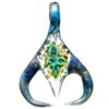 Shop Four Winds - Horned Pendant - Green Flip in australian