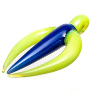 Shop Aaron Vigil - Horn Pendant - Slyme & Blue Cheese in australian