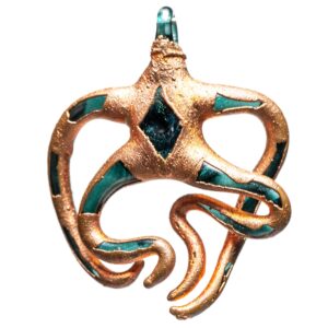 Shop Four Winds - Horned Pendant - Electroformed in australian