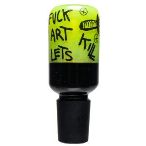 Shop Zach P - Sketch Series Slide - Slyme & Black - Fuck Art Lets Kill - 18mm in australian