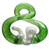 Shop Natey Love - Infinity Loop Pendant - Pipe Love - Green Stardust in australian