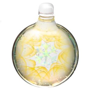 Shop Northern Lights - Fume w/ Crushed Opal Pendant - Snow Flake in australian