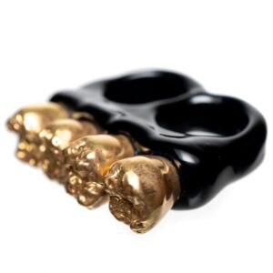 Shop Zii - 2 Finger Ring - Black in australian
