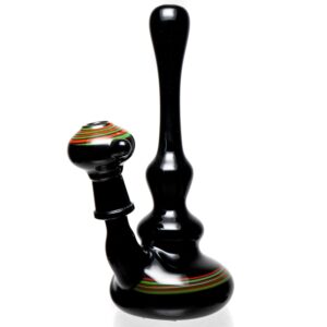 Shop Barto - Fixed Mini Rig - Black w/ Green & Orange Swirl #2 in australian