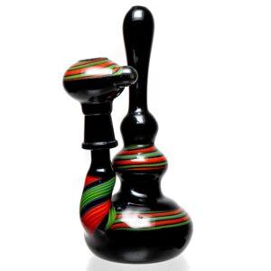 Shop Barto - Fixed Mini Rig - Black w/ Green & Orange Swirl #1 in australian