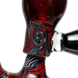 Shop Aaron Vigil - Standup Bubbler - Red & Jailhouse Linework in australian