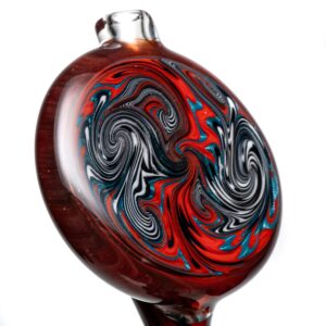 Shop Aaron Vigil - Standup Bubbler - Red & Jailhouse Linework in australian