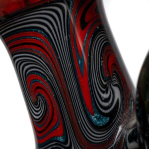 Shop Aaron Vigil - Standup Bubbler - Red & Jailhouse Linework in australian
