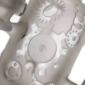 Shop Liberty - Horned Fixed Bubbler - Carved & Blasted Gears in australian