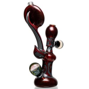 Shop Aaron Vigil - Standup Bubbler - Red & Jailhouse Linework in australian