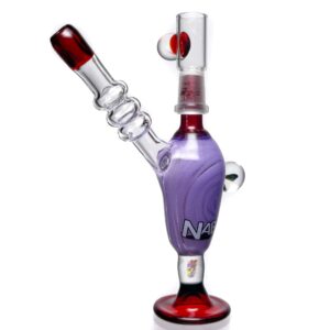 Shop Naby - Footed Bubbler - Wysteria & Red Elvis in australian