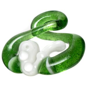 Shop Natey Love - Infinity Loop Pendant - Pipe Love - Green Stardust in australian
