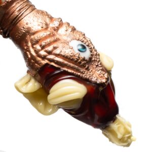 Shop Merc - Electroformed Head Pendant - Pomegranate/Butter in australian