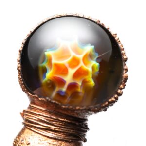 Shop Merc - Electroformed Head Pendant - Pomegranate/Butter in australian