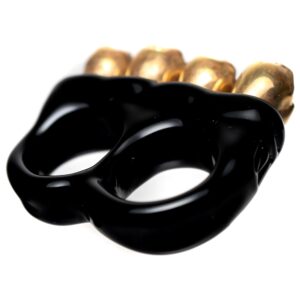 Shop Zii - 2 Finger Ring - Black in australian