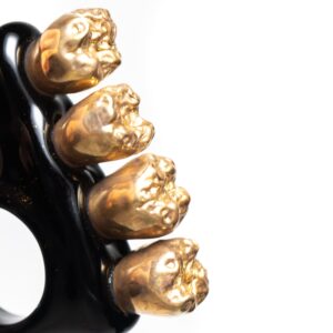 Shop Zii - 2 Finger Ring - Black in australian