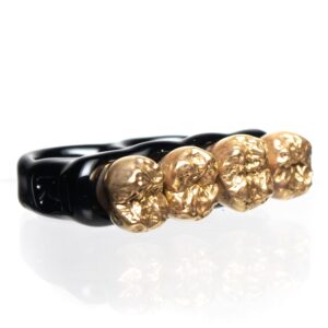 Shop Zii - 2 Finger Ring - Black in australian