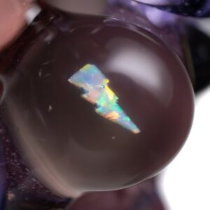 Shop LaceFace - Warrior Goddess Pendant #122 - CFL Purples in australian