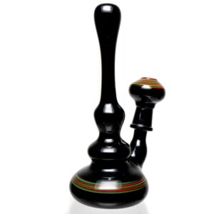 Shop Barto - Fixed Mini Rig - Black w/ Green & Orange Swirl #2 in australian