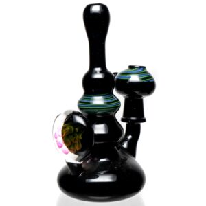 Shop Barto - Fixed Mini Rig w/ Implosion Mib - Purple & Green Swirl in australian