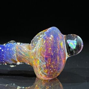 Shop Purple Frit Opal Pocket Pipe in australian