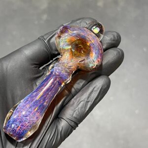 Shop Purple Frit Opal Pocket Pipe in australian