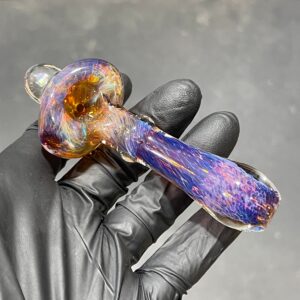 Shop Purple Frit Opal Pocket Pipe in australian
