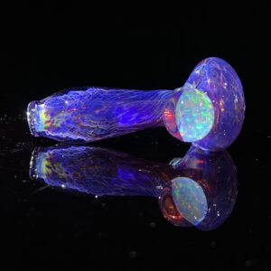 Shop Purple Plasma Pipe with Opal Coin in australian