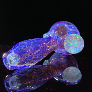 Shop Purple Plasma Pipe with Opal Coin in australian