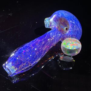 Shop Purple Plasma Pipe with Opal Coin in australian