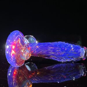 Shop Purple Plasma Pipe with Opal Coin in australian