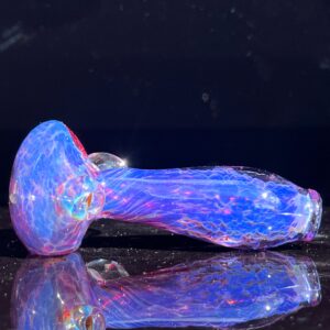 Shop Purple Plasma Pipe with Opal Coin in australian